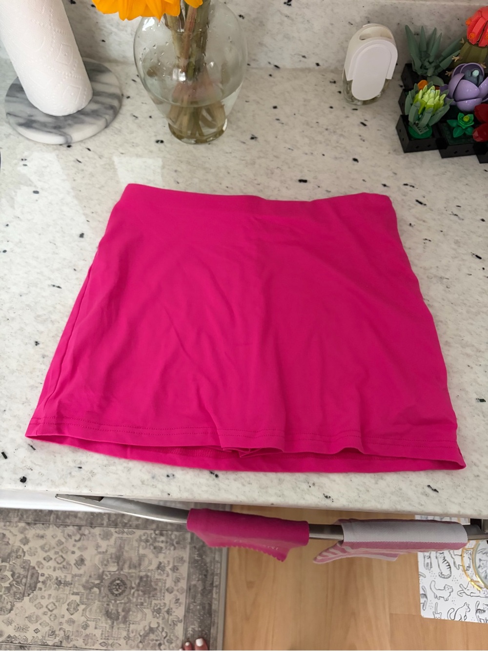 Bright Pink Mini Skort